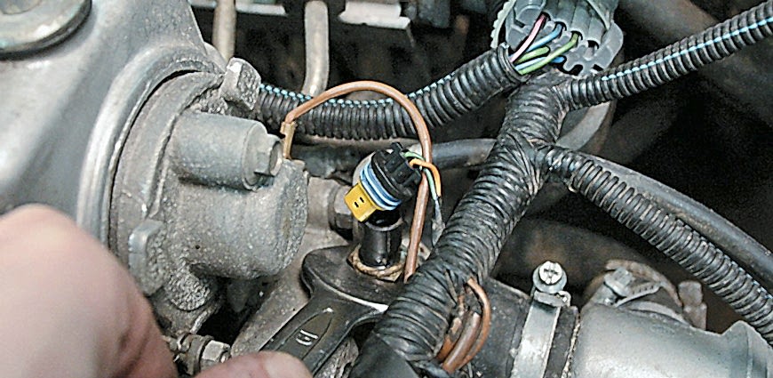 Замена датчика температуры